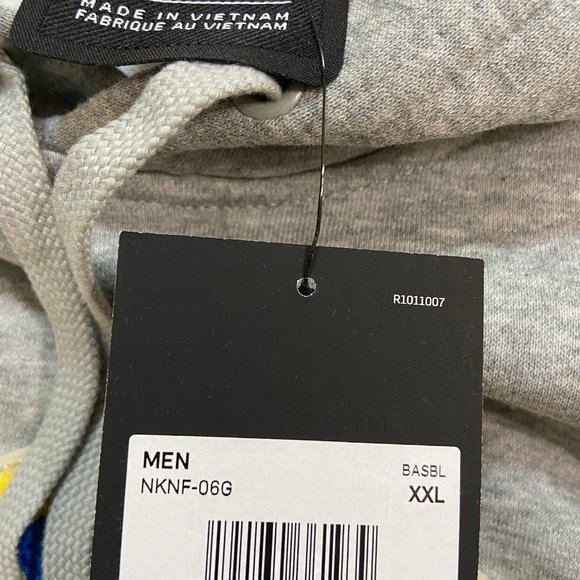 Nike Milwaukee Brewers MLB Cooperstown Collection Hoodie Gray NKNF-06G 2XL NEW - Picture 6 of 6